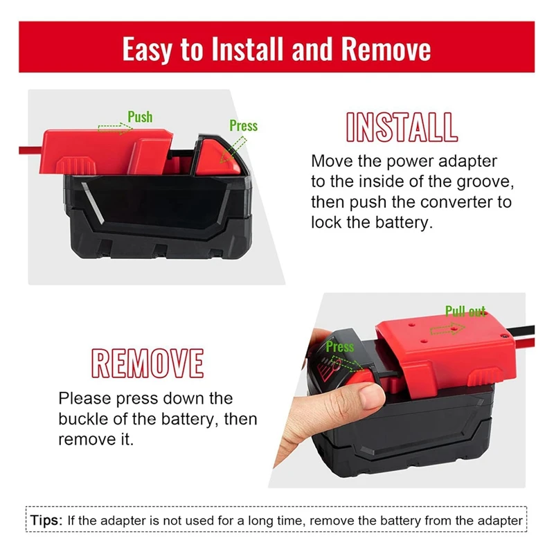 3 confezioni di adattatori per ruote motrici per adattatore batteria M18 ruote motrici kit convertitore batteria per giocattoli auto RC fai da te robotica