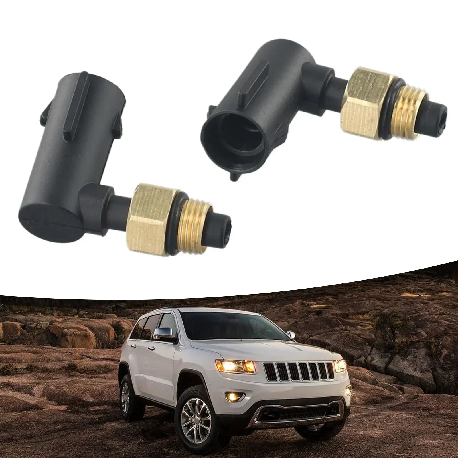 

2 комплекта для ремонта воздушной стойки для Jeep Grand-Cherokee 2011-2020, прямой соединитель, подвеска, локоть, инструмент для ремонта воздушной стойки