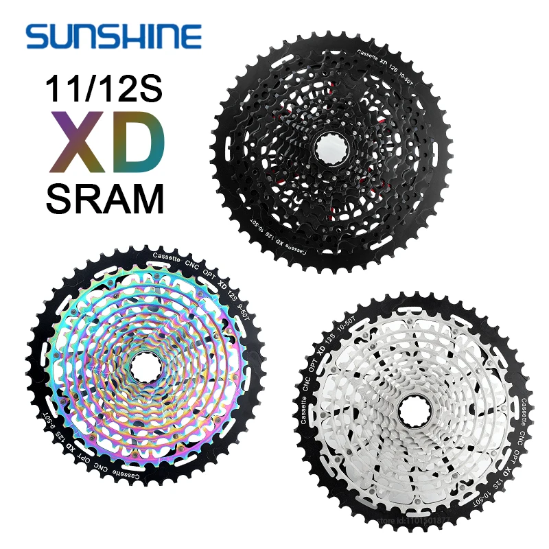 

Sunshine MTB XD Cassette 11S/12S Ultralight Rainbow CNC K7 Colorful ULT Mountain Bike for Shimano SRAM