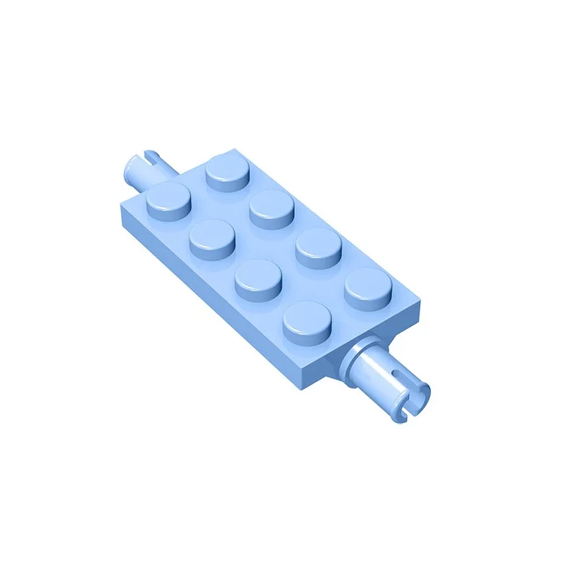 Piastra Gobricks GDS-958, modificata 2x4 con perni compatibile con lego 30157 blocchi educativi fai da te tecnici