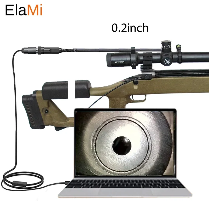 rifle borescope para 20 teslong ntg100 gun barrel endoscopio 02 polegada diametro caca digital ambito de limpeza camera fit 01