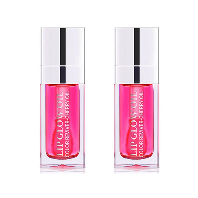 2X Ibcccndc Crystal Jelly idratante Lip Oil Plumping Lip Gloss trucco Sexy Plump Lip Glow Oil 6Ml 007