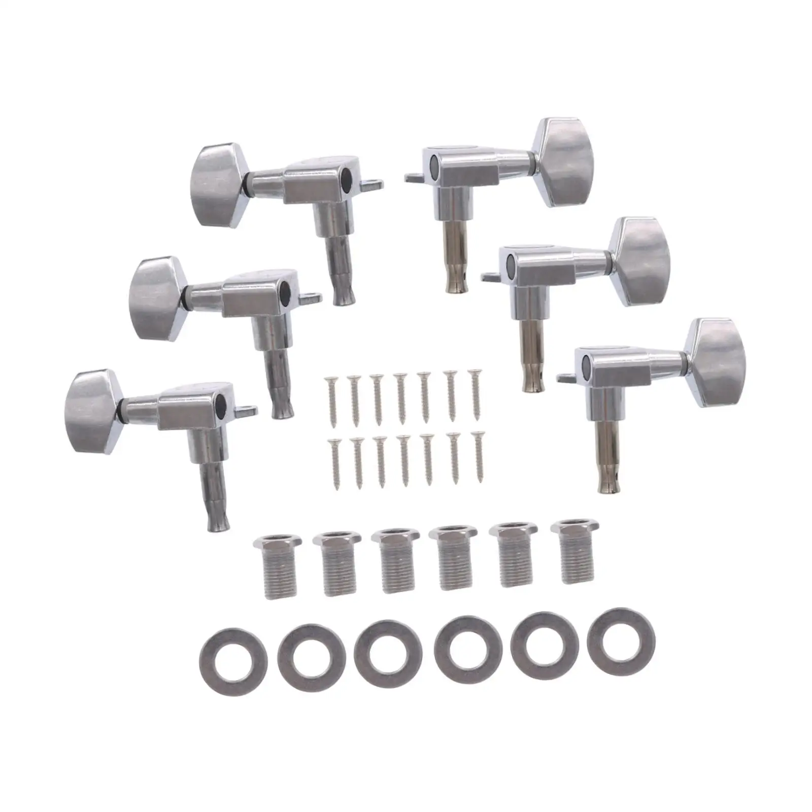 6 قطعة 3L3R أوتاد ضبط الجيتار مقابض ملحقات ضبط مفاتيح للجيتار #2