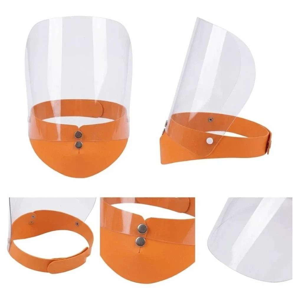Ultra-Transparent Lens Full Face Cooking Shield Smooth Surface Easy To Wipe Clean Kitchen Protective Visor Obstructed Vision