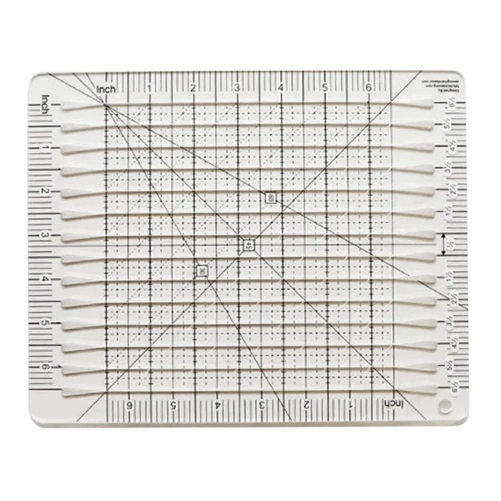 

Sewing Ruler Fabric Cutting Ruler Quilting Supplies Tools Sewing Supplies Fabric Cutter Patchwork Template DIY 6 Inch HY