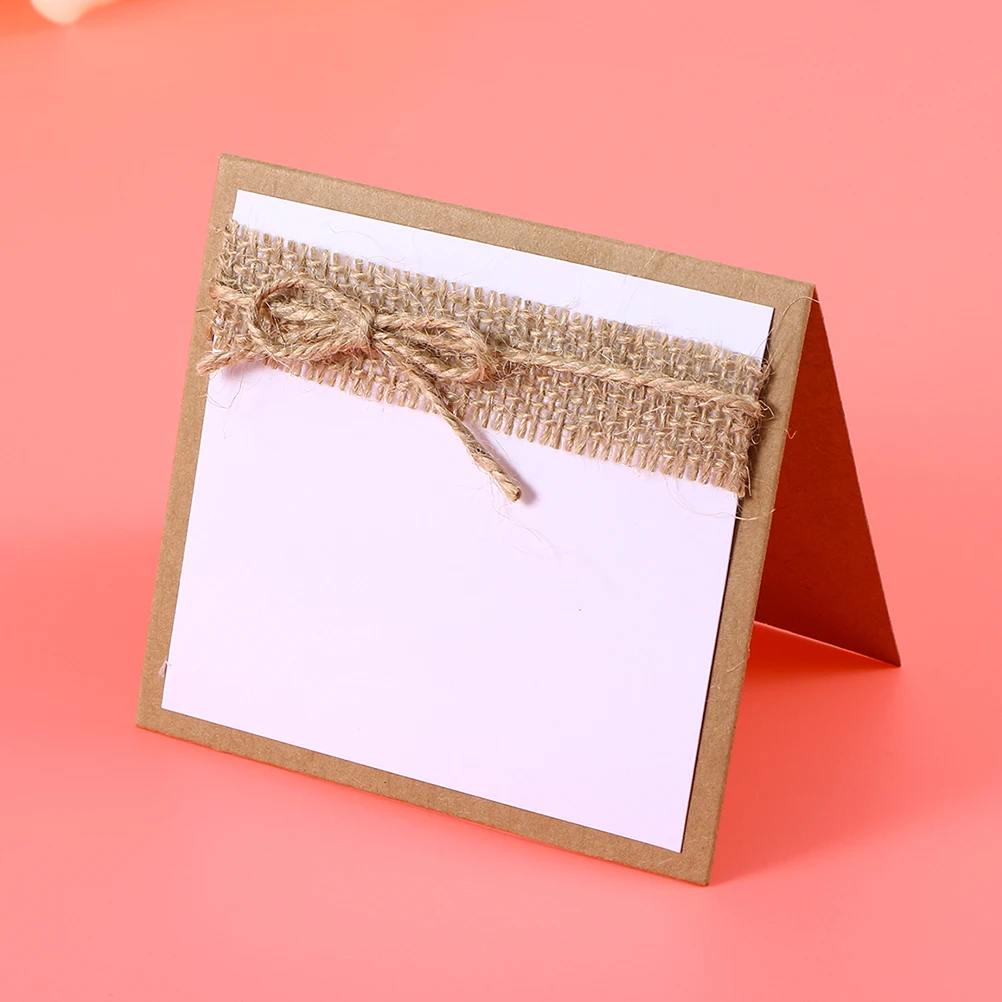 

20Pcs Vintage Table Name Place Cards Pastoral Style Elegant Wedding Party Decor Supplies Place Name Card Party Seat Card