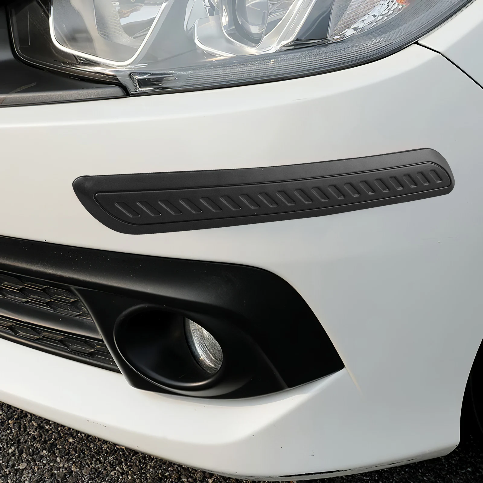 

2 pcs Strips Car Bumper Protector Guard Front Rear Bumper Protector Guard For Suv Cars Stylish Durable Universal Fit