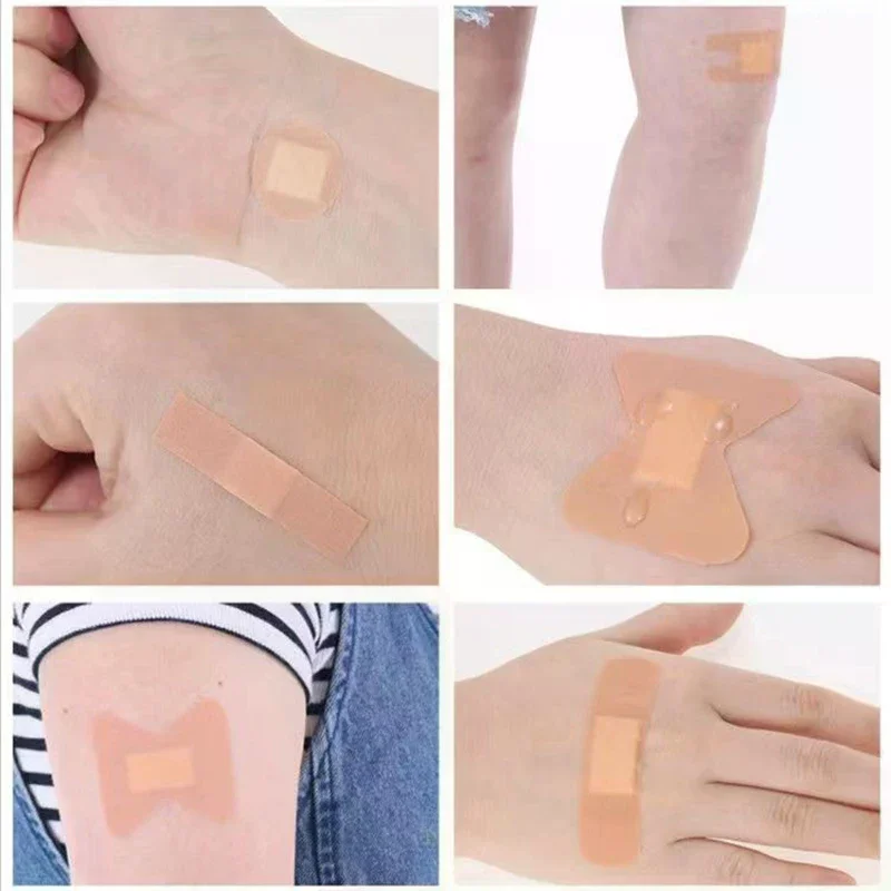 

50 шт., водонепроницаемая повязка на палец, дышащая повязка на рану, медицинская лента, пластырь для ран, экстренные повязки для оказания первой помощи