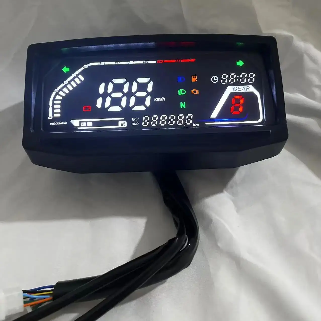 Digital Meter For Honda Gl Pro 160 Hawk Gl145 Gl160 Cb125t LED RPM Speedometer Dashboard Electronics Panel