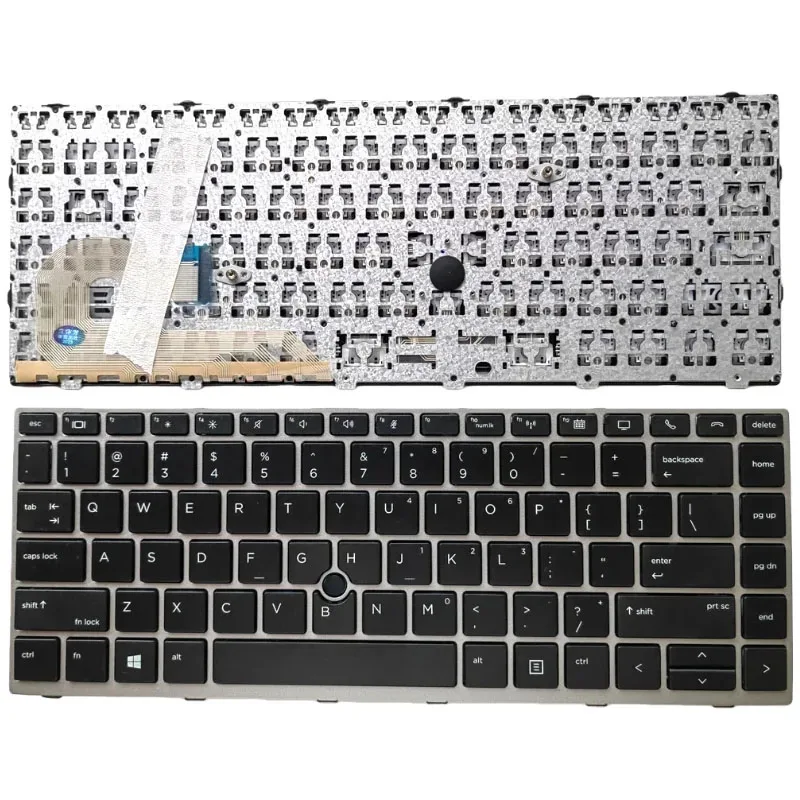 Para HP EliteBook 745 G5 745 G6 840 G5 840 G5 G6 846 G6 848 G5/848 G6 Zbook 14U G5/Zbook 14U G6 teclado de diseño estadounidense