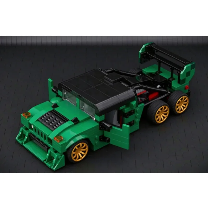 Building Block Model MOC-241354 Popular City New Sports Limited Edition 6x6 Supercar 593Pieces Adult Birthday Christmas Toy Gift