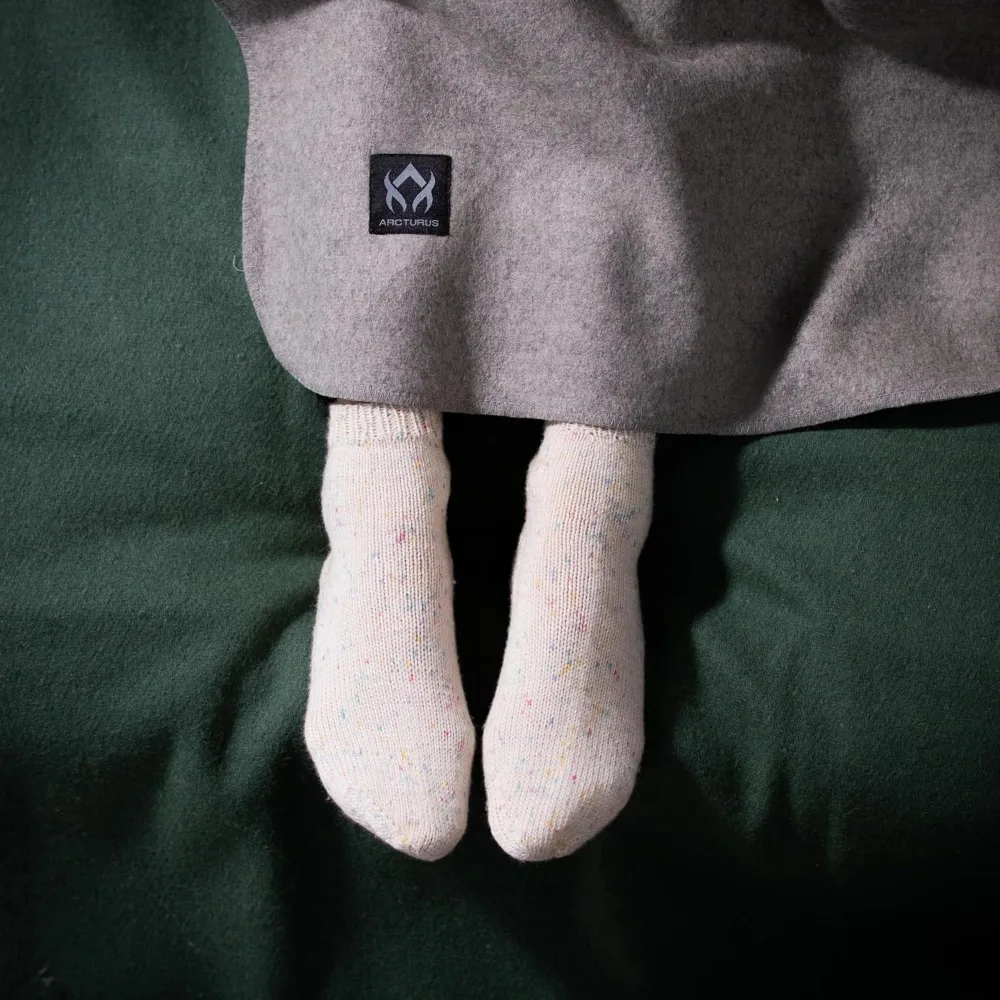 بطانية صوف قابلة للتنفس من King Size Arcturus Tahoe لراحة عامة - سميكة، قابلة للغسل، 90 × 108 بوصة #4