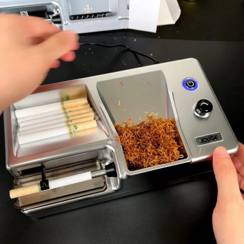 

Intelligent Infrared Tobacco Filling Machine Free Switching 6.5 8.0MM Tube Cigarette Machine Injector Electric DIY Smoking Tools