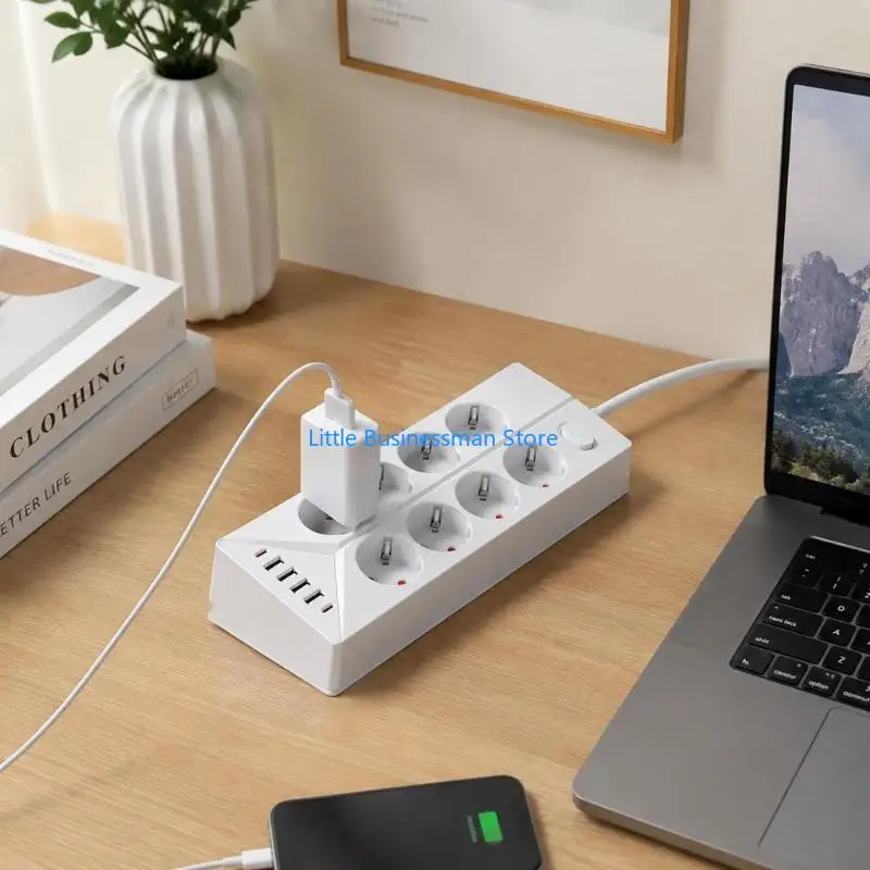 2500w-white-charging-station-multi-socket-for-bedside-and-workstation-indoor-use-m76a