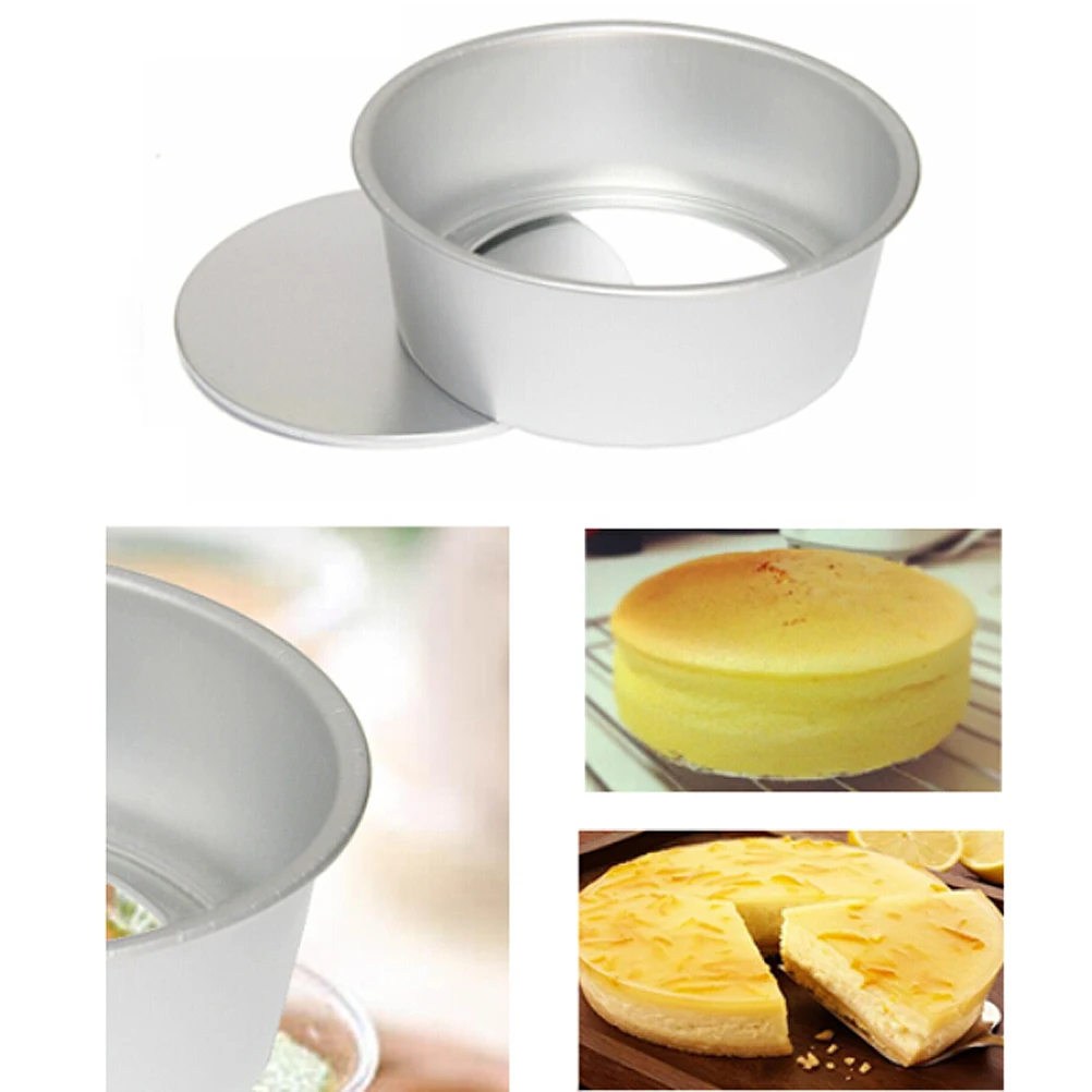 

Baking Mold Cake Pan 10 Inch Round Removable Bottom Anodized Aluminum Pans for Oven