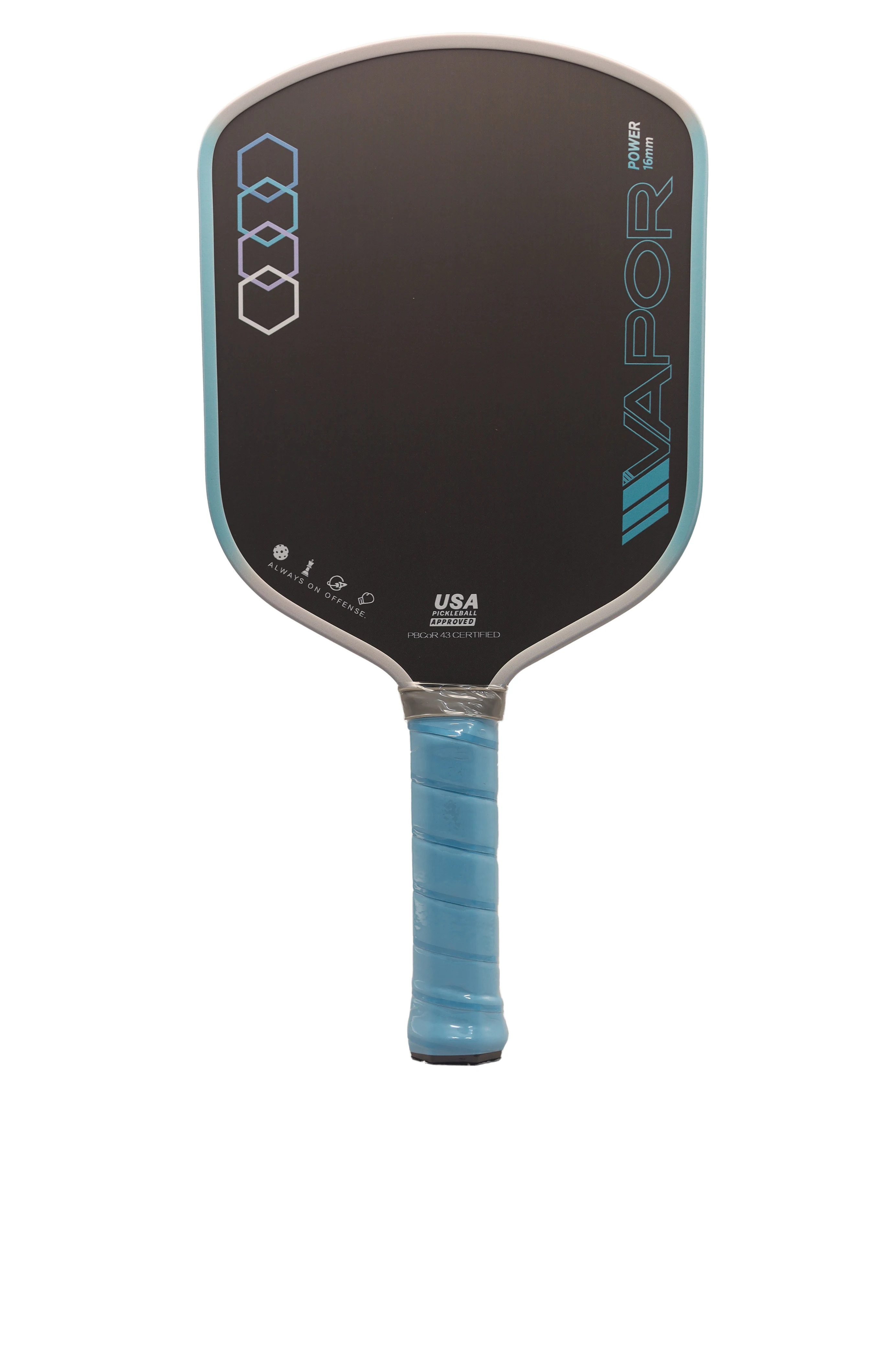 2025 جودة عالية 16 مللي متر Gen 3 ألياف الكربون الخام المضغوط الساخن الدفع الأساسية USAPA مجداف كرة البيسبول المعتمد