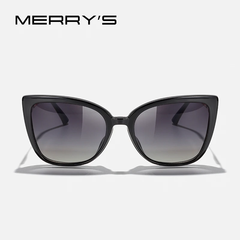 MERRYS DESIGN Women Clip Glasses Frame Fashion Cat Eye Glasses Frames With Polarized Clip Eyeglasses S2517