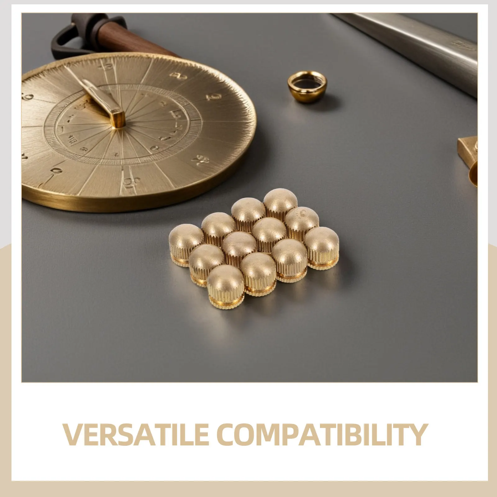 12Pcs Brass Light Fixture Screw Caps Decorative Lamp Nut Ceiling Mount Finial Adapter for Pendant Lamps Floral Branch Style