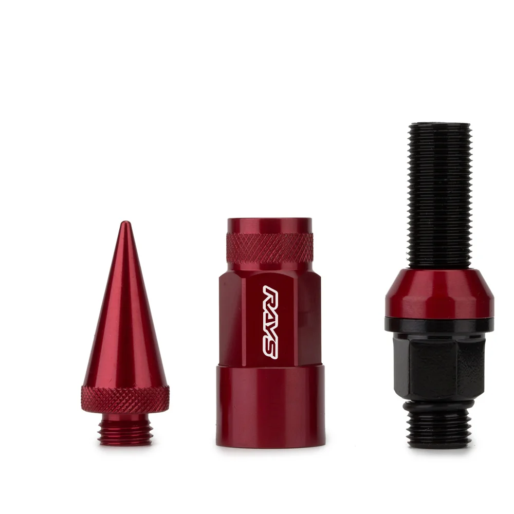 Hub Lock Bolts 6061 Aluminum Cover Type Cone Wheel Lug Nut Bolt For German Car Wheel Nuts With Pointed