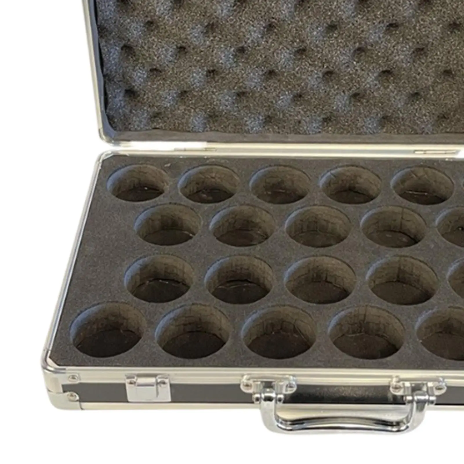 Premium Billiard Balls Storage Case Padded Lightweight Portable Holder for 22 Pieces Pool Game Supplies and Snooker Equipment