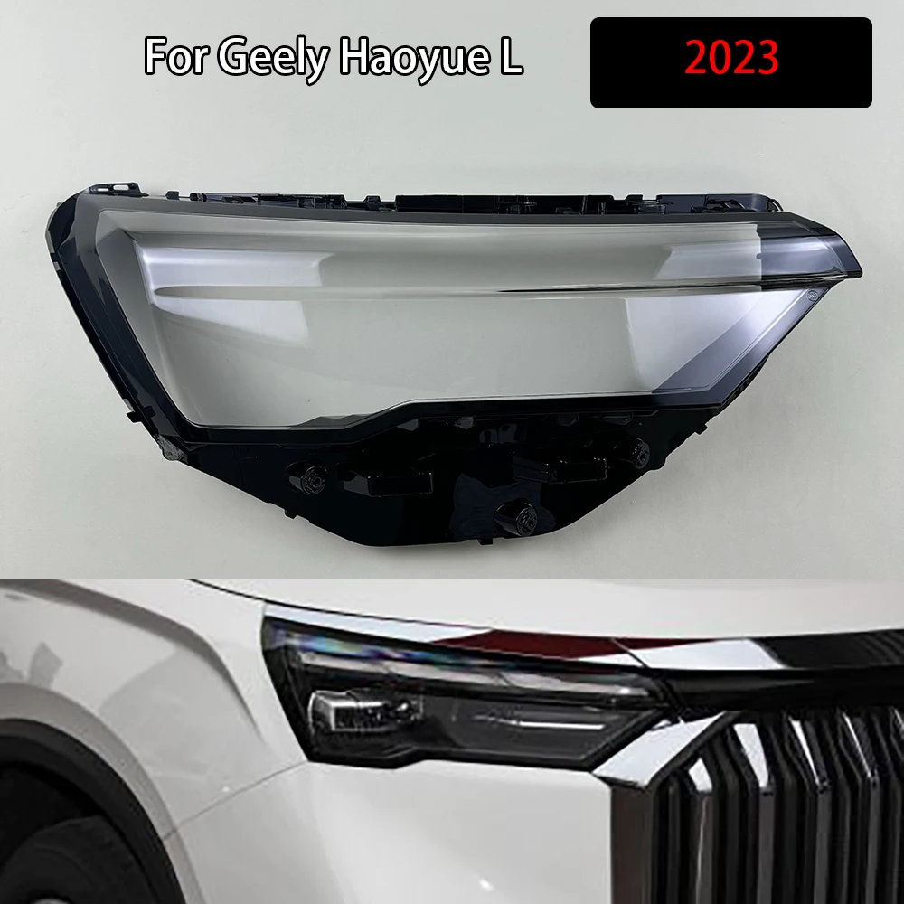 

Front Headlamp Lamp Cover Headlight Shell Transparent Lens Replace The Original Lampshade Plexiglass For Geely Haoyue L 2023