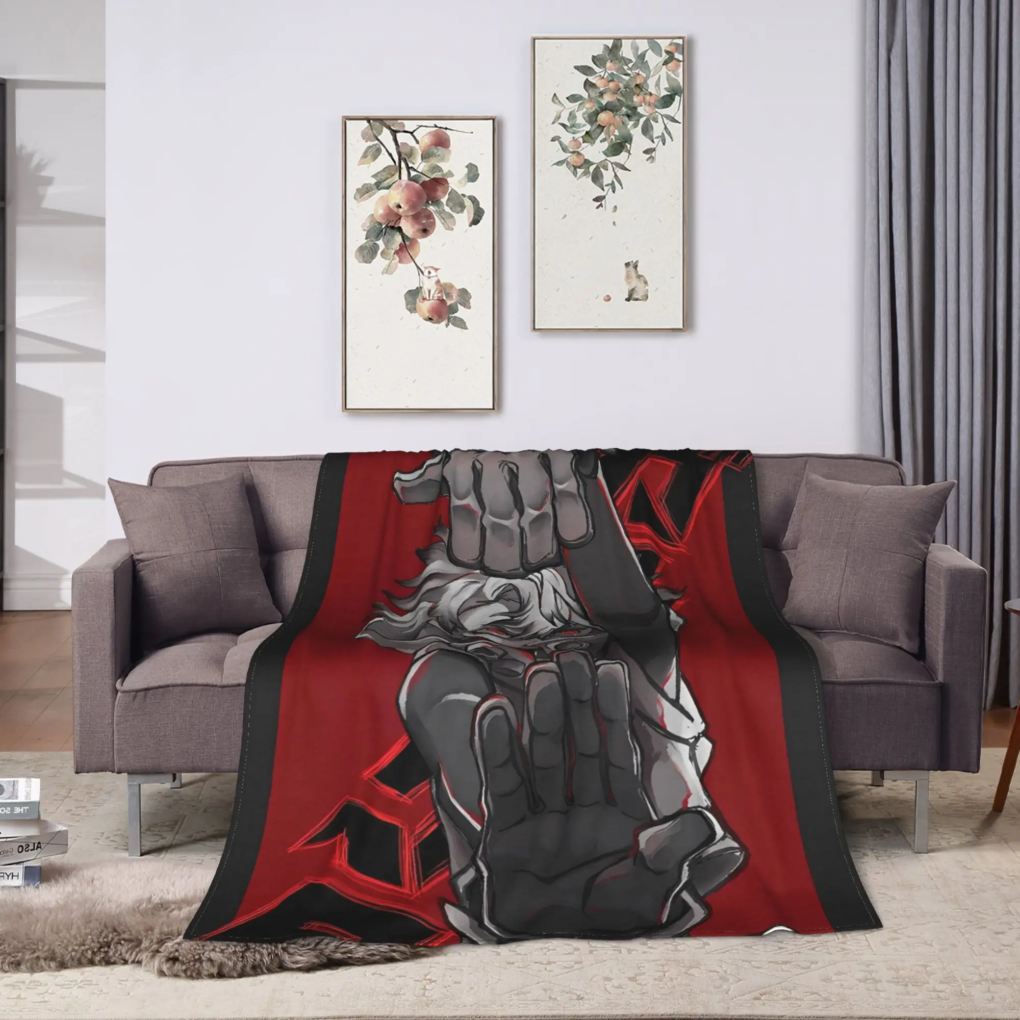 Gachiakuta Manga Rudo Blanket Quality Warm Soft  Throw Blanket Winter Airplane Travel Living Room Funny Bedspread
