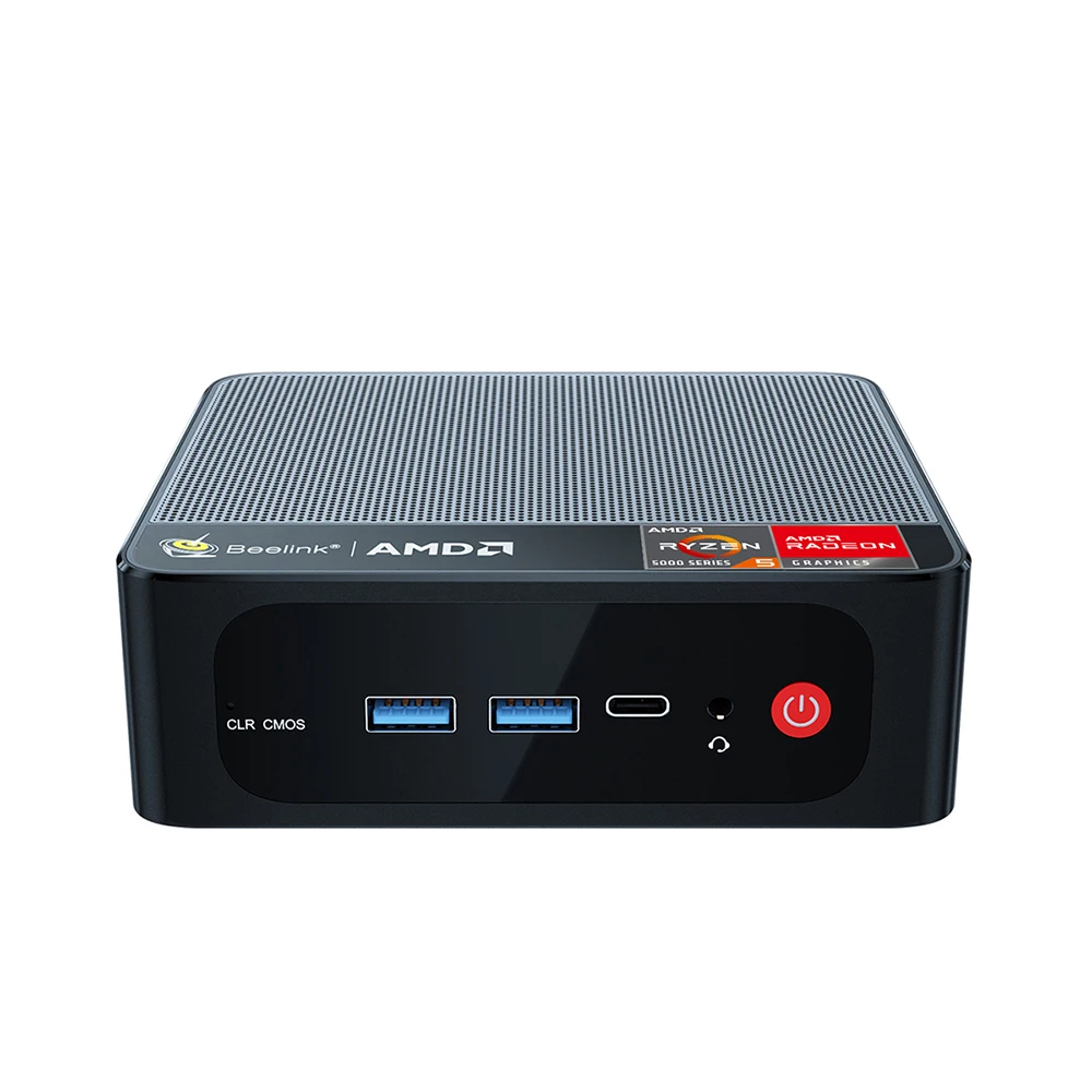 Mini PC AMD 5 5500U 16GB 500GB SSD DDR4 BT5.2 8 WiFi6 Core Mini PC tascabile