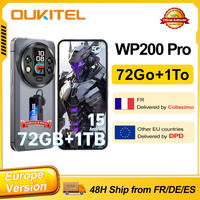 OUKITEL WP200 Pro 72(24+48)GB+1TB Rugged Smartphone 5G 6.7'' 120Hz 108MP+32MP 8800mAh 45W Android 15 AI NFC Mobile Phone