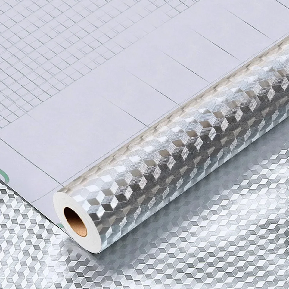 Heat Resistant Oil Proof Backsplash Wallpaper Peel Stick