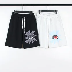 Yao masculina moda Kanye verão casual shorts de algodão, calça curta de rua alta, estampa hip hop, House of ERRORES, Harajuku