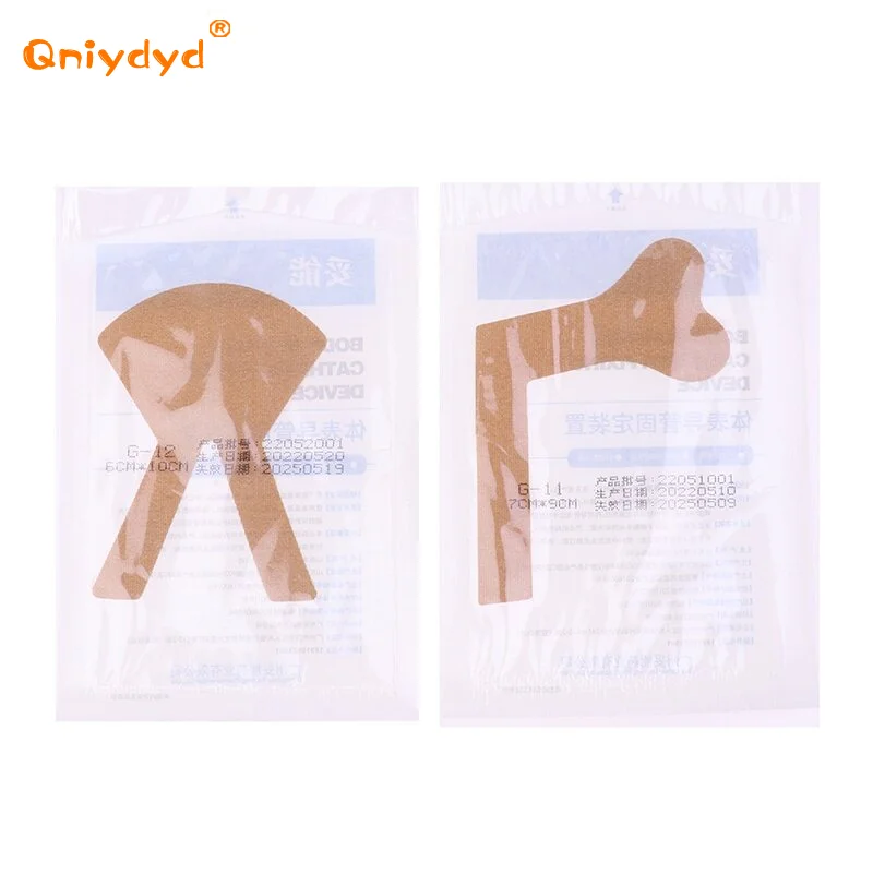 5Pcs Practical Nasal Feeding Tube Adhesive Tape Sticker Securement Device Nose Bridge Catheter Fixation