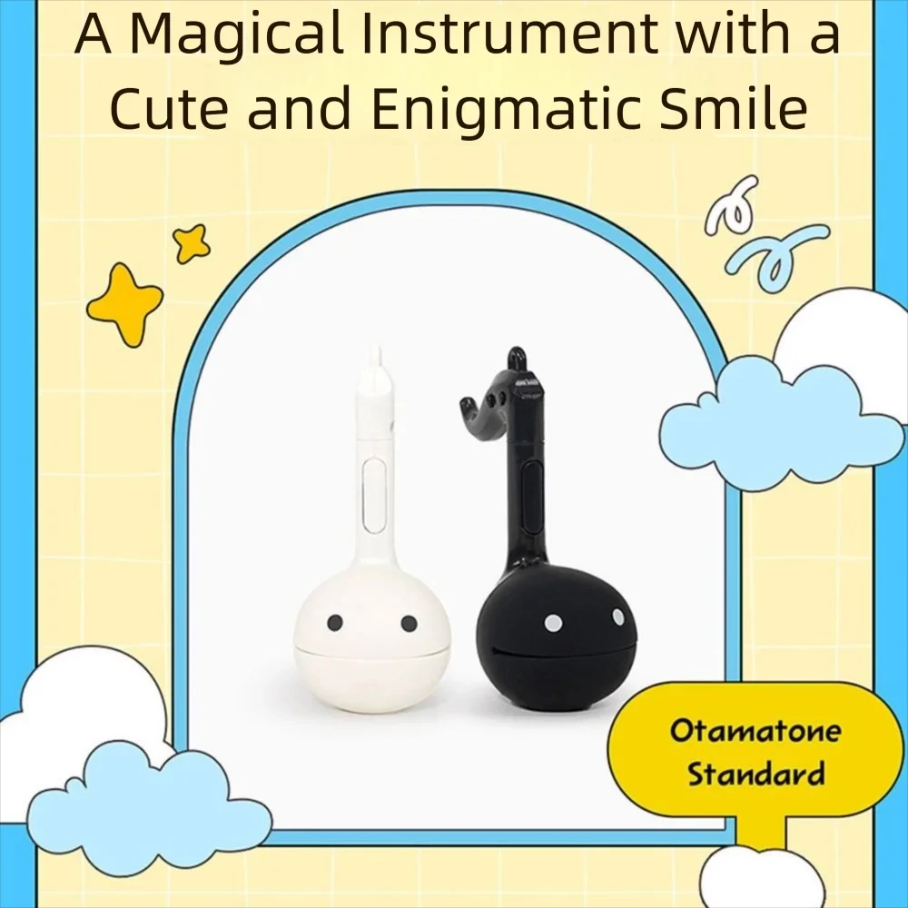Otamatone Mini Cute Musical Notes Design, Creative Sound-producing Electronic Music Toy, Soothing & Relaxing Musical Instrument