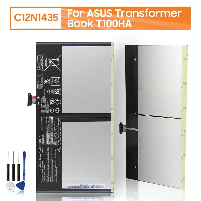 

Сменный аккумулятор C12N1435 для ASUS Transformer Book T100HA, сменный аккумулятор 7896 мАч с бесплатными инструментами