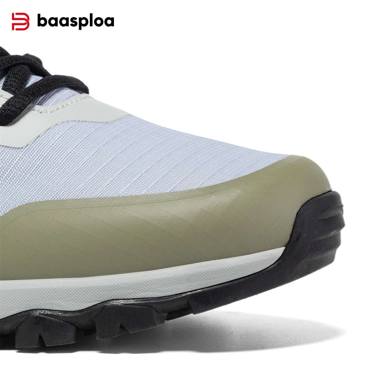 Baasploa الرجال أحذية المشي لمسافات طويلة جديد التخييم في الهواء الطلق مقاومة عدم الانزلاق أحذية رياضية الذكور عادية الدانتيل متابعة أحذية خفيفة الوزن مقاومة للماء #5