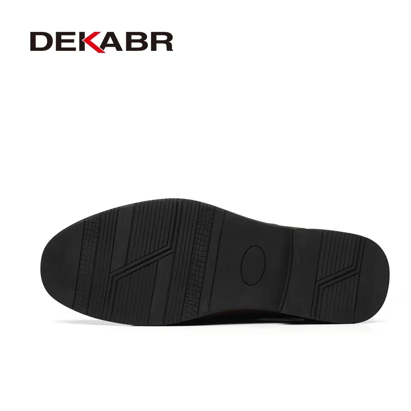 DEKABR/модные повседневные зимние ботинки на шнуровке; Уличные водонепроницаемые удобные ботинки ручной работы в деловом стиле; Весенние ботинки на меху без меха; Размер 48