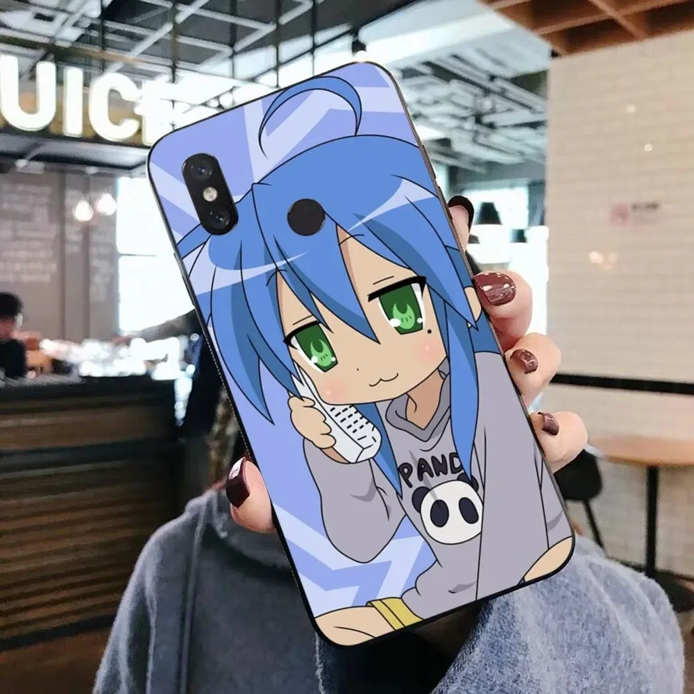 Anime Lucky Star Kawaii Izumi Phone Case For Xiaomi Mi 5X 8 9 10 11 12 lite pro 10T PocoX3pro PocoM3 Note 10 pro lite