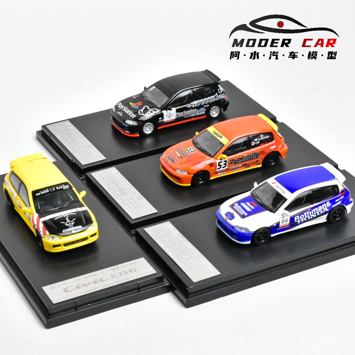 

SW 1:64 Civic EG6 литая модель автомобиля