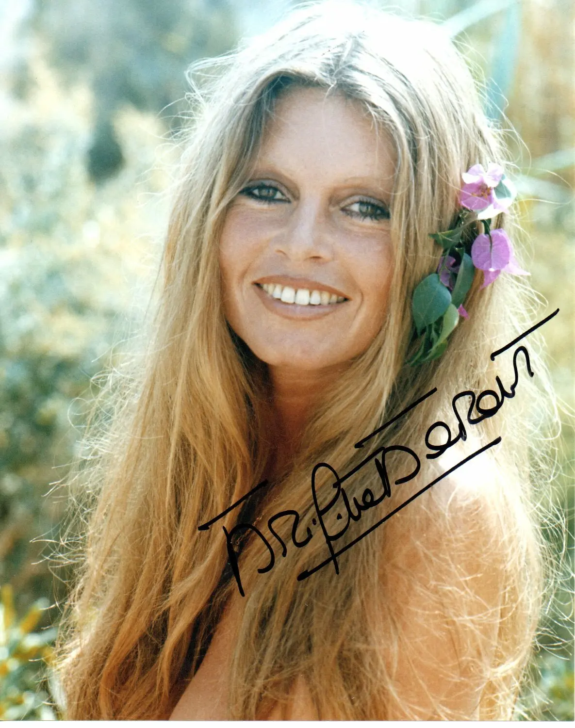 بريجيت باردو توقيع توقيع صورة مروحة هدية توقيع طباعة ملصق جدار الفن روما الديكور #4