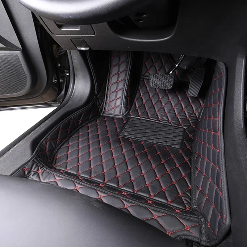 Full Set Leather Car Floor Mat For Mercedes-Benz C-Class W203 2001 2002 2003 2004 2005 2006 2007 Floor Mats for Cars