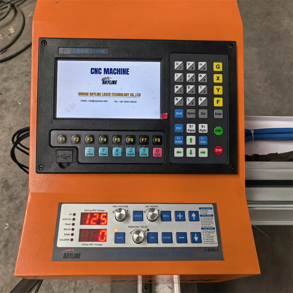 220V Small CNC Plasma Cutting Machine with Stepper Motor Featuring Core Components Bearing and Gear