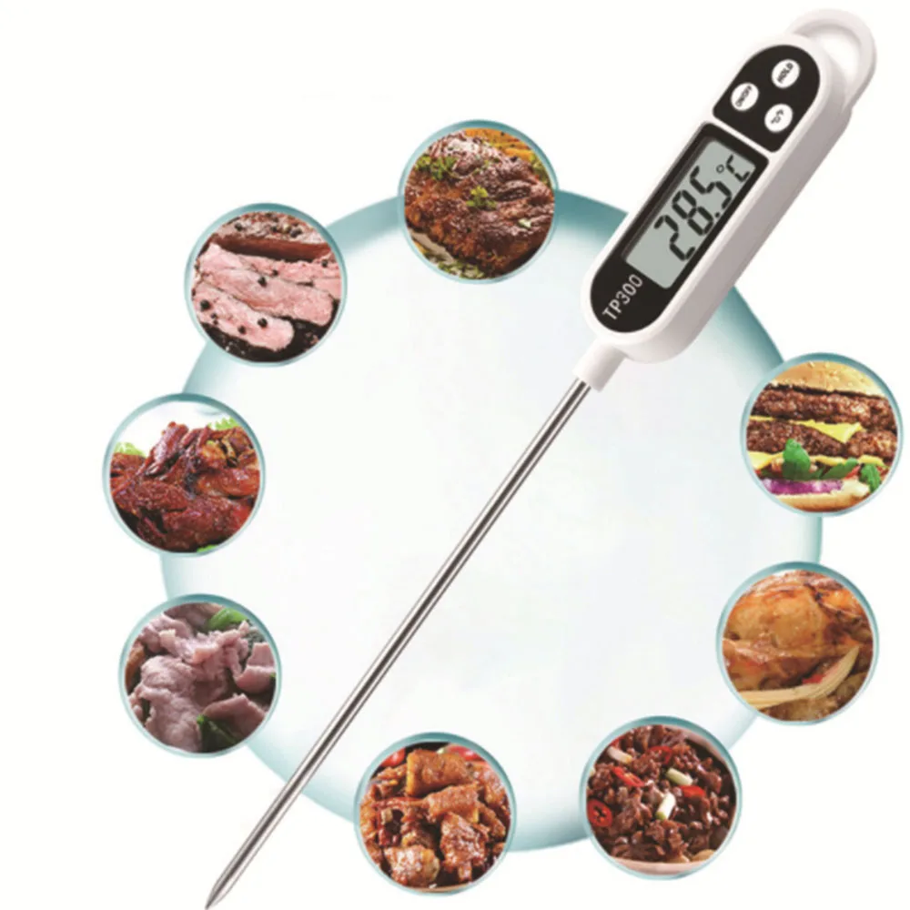 Kitchen Digital Thermometer Meat Milk Cooking  Food Candy Thermometer  Oil Deep Fry BBQ Grill Smoker Thermometer