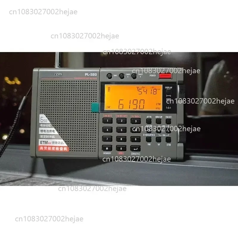New PL-330 Radio FM /LW/SW/MW - SSB all-band radio , PL320 Portable radio firmware 3306