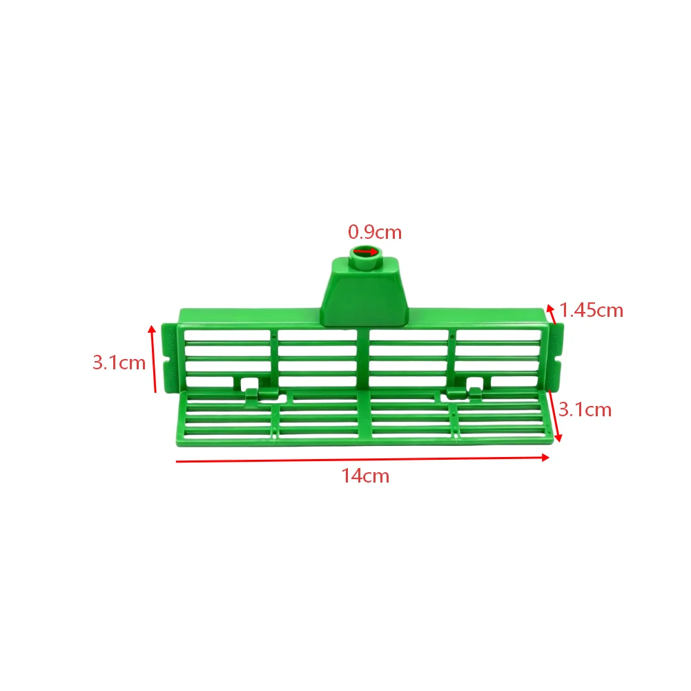 Double Layer Plastic Door Frame for Beekeeping - Queen Retention Tool PP 14 x 3 x 1.45 cm Green 10 or 20 pieces