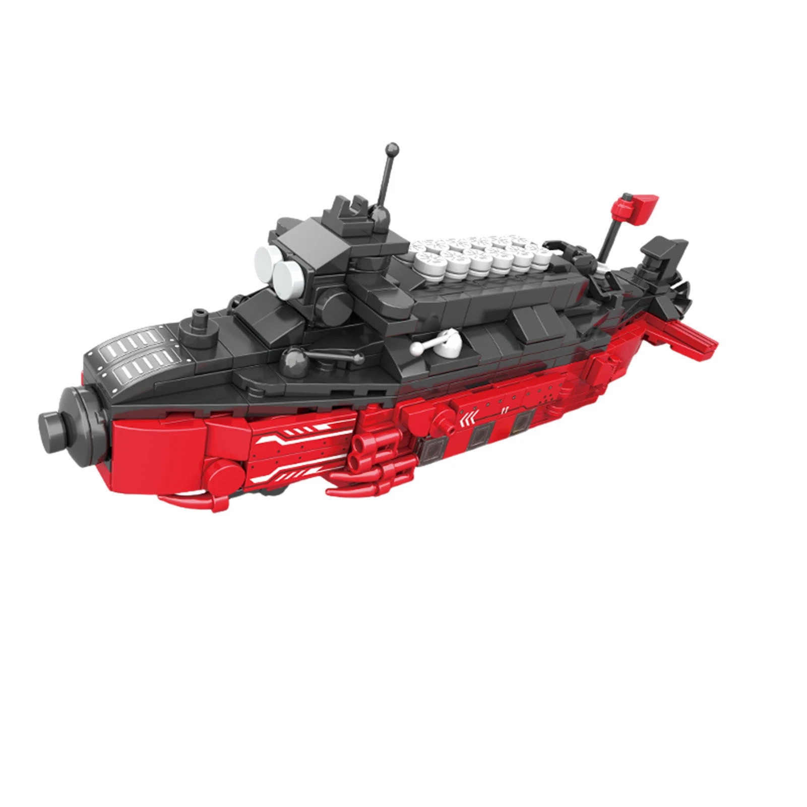 

89 шт., набор для сборки подводной лодки с высокой имитацией - пластиковые интерактивные блоки для детей старше 3 лет