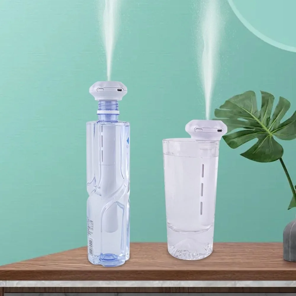 Mini Ultrasonic USB Air Humidifier LED Lamp ABS Essential Oil Diffuser Aroma Anion Car Purifier Car
