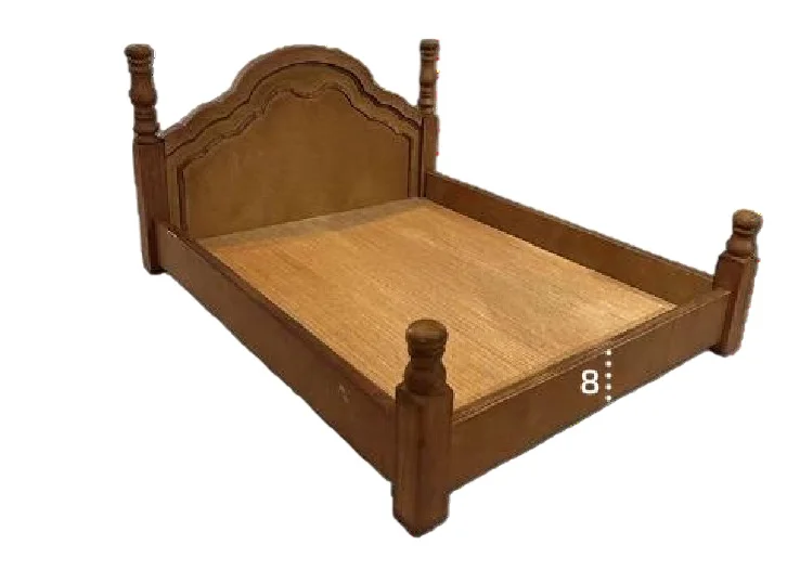 

Pet home medium ancient style solid wood four seasons universal pet special