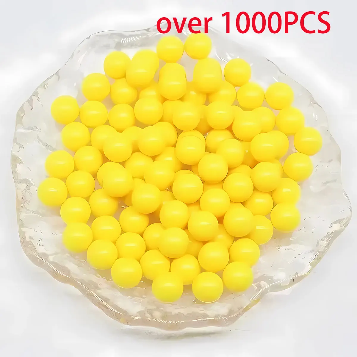 100/200/500/1000/2000 Schuss Jagd- und Schießzubehör 6mm BB Strikeball Gewehr Kunststoff BB Kugeln Gelb Paintball Zubehör