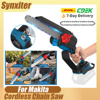 8 Inch Cordless Chainsaw For Makita 18V Battery Portable Electric Chainsaw Garden Wood Cutting Logging Chainsaw Power Tool