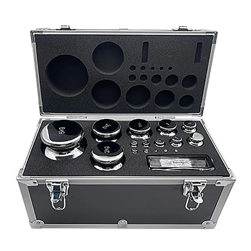 

Grade 28 pcs 1mg-5kg 304 Stainless Steel Digital Scale Calibration Weights Kit Set Laboratory High precision Gram Scale