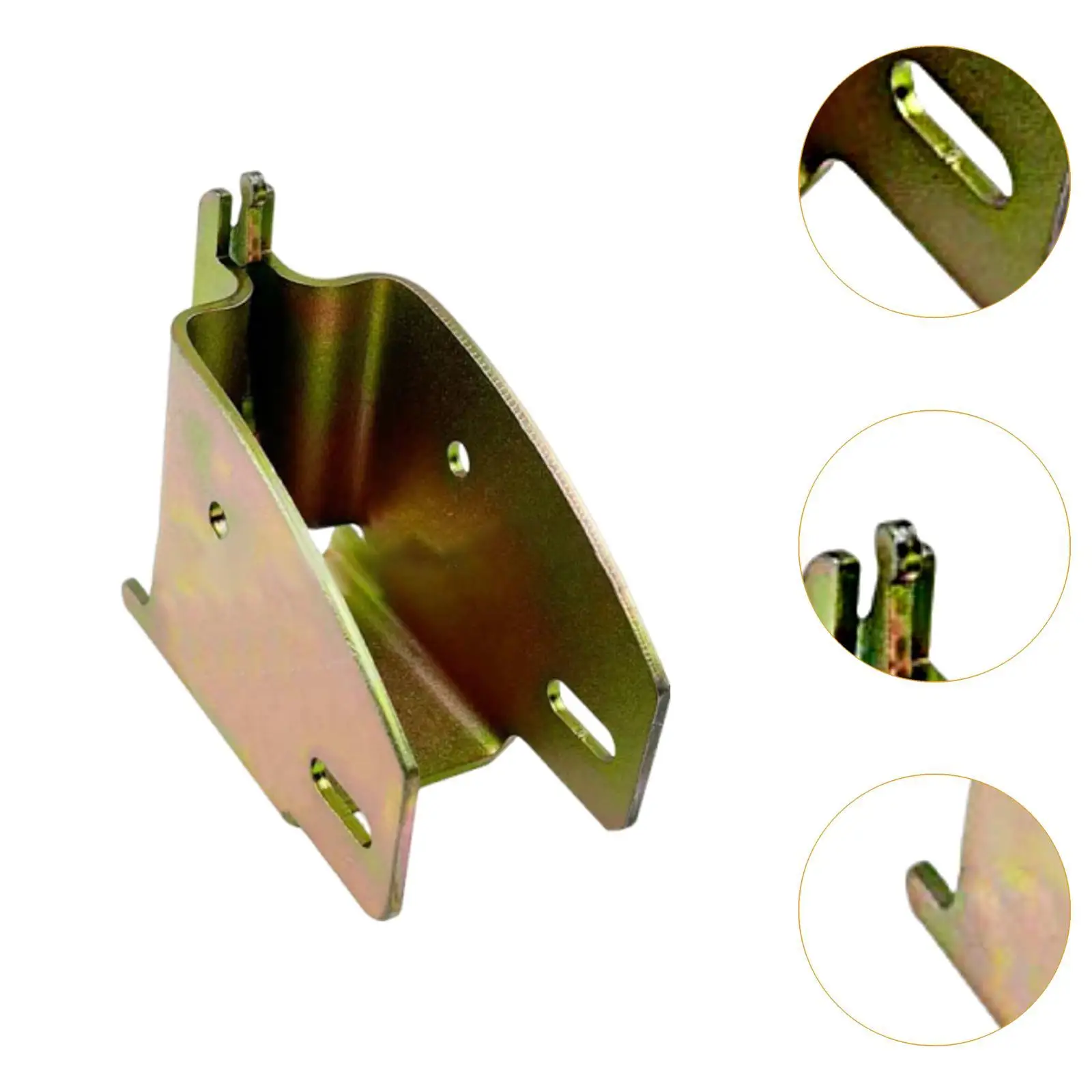 Track Beam End Socket Premium Iron Wood Beam Brackets E Track End Sockets for Commercial Truck Enclosed Trailer Shelving